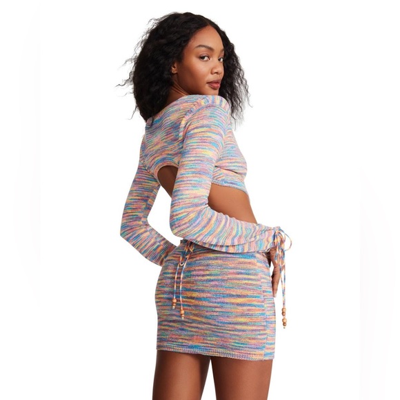 Steve Madden Barbiecore Mini Boho Dress - M - Picture 6 of 6